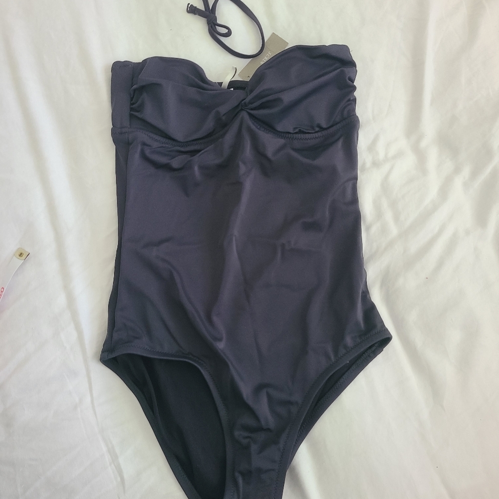 J Crew new swim suit size 2 in grey